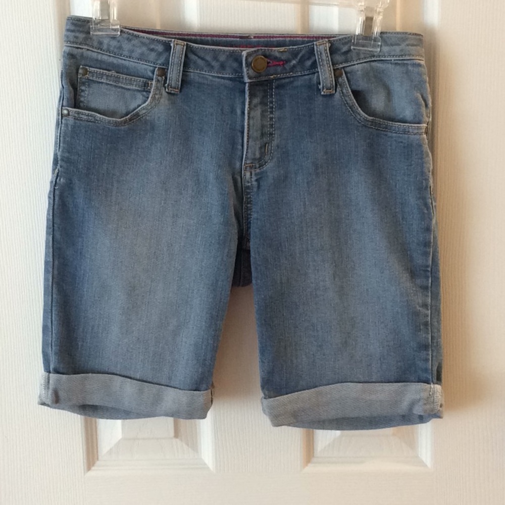 Girls Lands’ End denim shorts adjustable waist